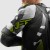 KURTKA MOTOCYKLOWA SKÓRZANA REBELHORN INFERNO BLACK WHITE FLUO YELLOW 46