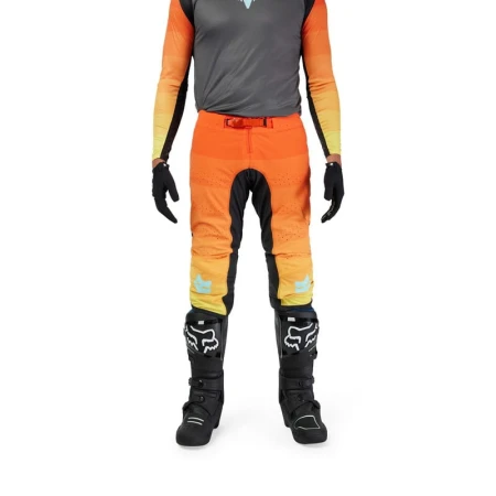 SPODNIE FOX FLEXAIR GRID BLACK/ORANGE