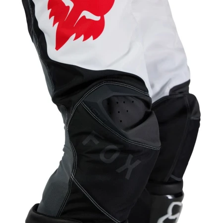 SPODNIE FOX 180 FLOW WHITE/RED