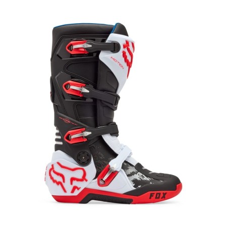 BUTY FOX MOTION WHITE/FLUO RED 9 (WKŁADKA 260MM)