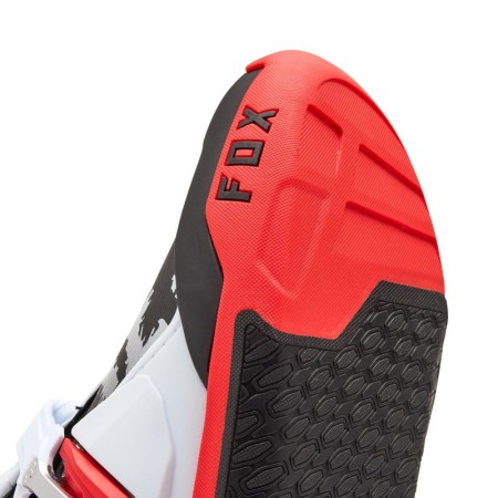 BUTY FOX MOTION WHITE/FLUO RED 9 (WKŁADKA 260MM)
