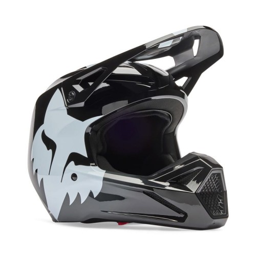 Przejdź do produktu KASK FOX JUNIOR V1 SHIELD BLACK