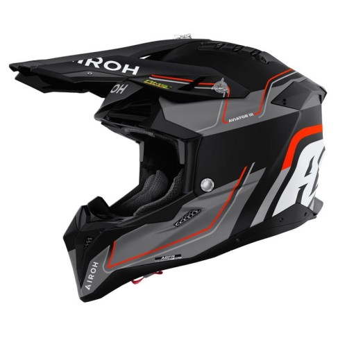 Przejdź do produktu KASK MOTOCYKLOWY AIROH AVIATOR 3 LEADER ORANGE MATT