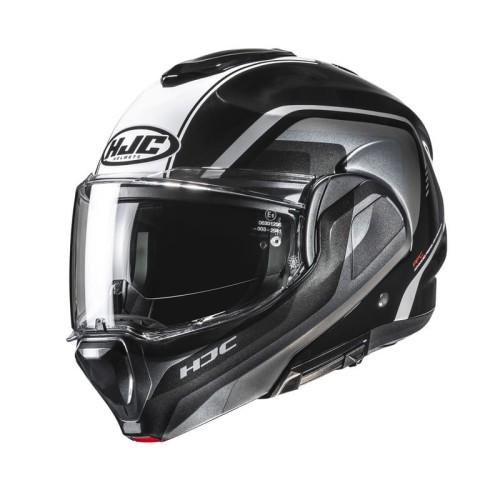 Przejdź do produktu KASK MOTOCYKLOWY HJC F100 REFF BLACK WHITE