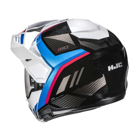 KASK MOTOCYKLOWY HJC I80 IMES WHITE BLUE