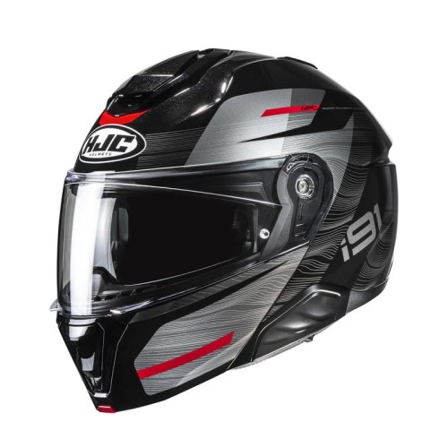 Przejdź do produktu KASK MOTOCYKLOWY HJC I91 DUSK BLACK RED