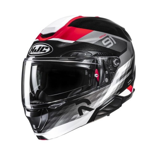 Przejdź do produktu KASK MOTOCYKLOWY HJC RPHA91 MADAL BLACK RED