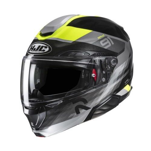 Przejdź do produktu KASK MOTOCYKLOWY HJC RPHA91 MADAL BLACK YELLOW
