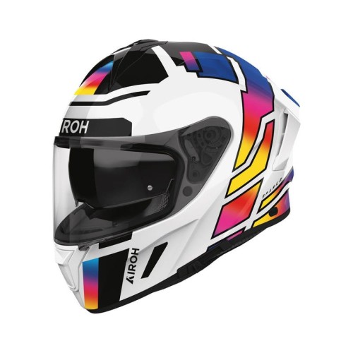 Przejdź do produktu KASK MOTOCYKLOWY AIROH SPARK 2 LIVELY RAINBOW GLOSS