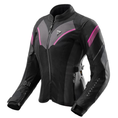 Przejdź do produktu Kurtka Tekstylna Rebelhorn Hiflow-V Lady Black/Grey/Fluo Pink