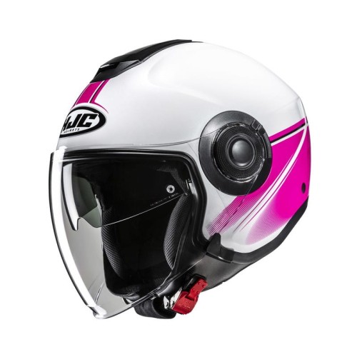 Przejdź do produktu KASK MOTOCYKLOWY HJC I40N VISION WHITE PINK