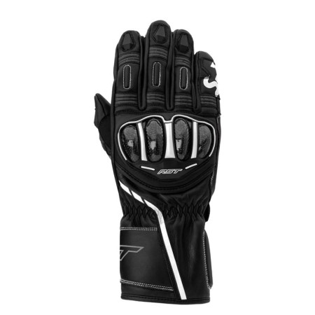 RĘKAWICE SKÓRZANE RST S1 BLACK/BLACK/WHITE S (3033)