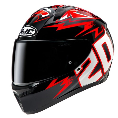 Przejdź do produktu KASK MOTOCYKLOWY HJC C10 DIABLO MASK BLACK RED