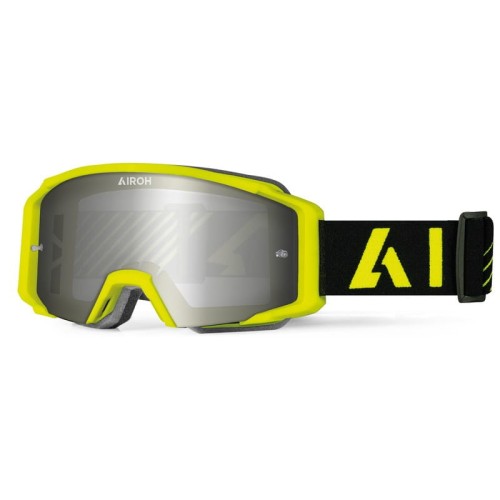 Przejdź do produktu GOGLE AIROH BLAST XR1 YELLOW MATT - SZYBA SILVER MIRRORED (1 SZYBA W ZESTAWIE)