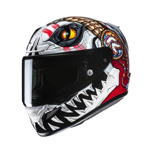 Przejdź do produktu KASK MOTOCYKLOWY HJC RPHA12 KEPINA WHITE RED