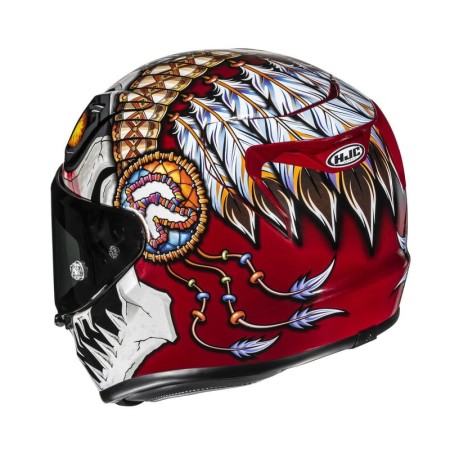 KASK MOTOCYKLOWY HJC RPHA12 KEPINA WHITE RED