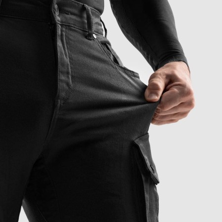 JEANSY MOTOCYKLOWE REBELHORN FASTER BLACK 28/32