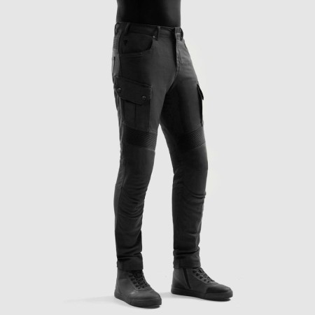 JEANSY MOTOCYKLOWE REBELHORN FASTER BLACK 28/32