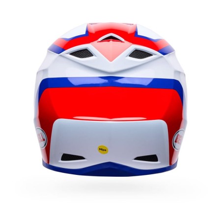 KASK MOTOCYKLOWY BELL MX-10 MIPS DYNO RED WHITE