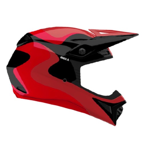 Przejdź do produktu KASK MOTOCYKLOWY BELL MX-10 MIPS WAVE RED BLACK