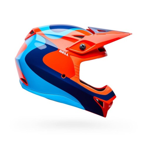 Przejdź do produktu KASK MOTOCYKLOWY BELL MX-10 MIPS WAVE ORANGE BLUE