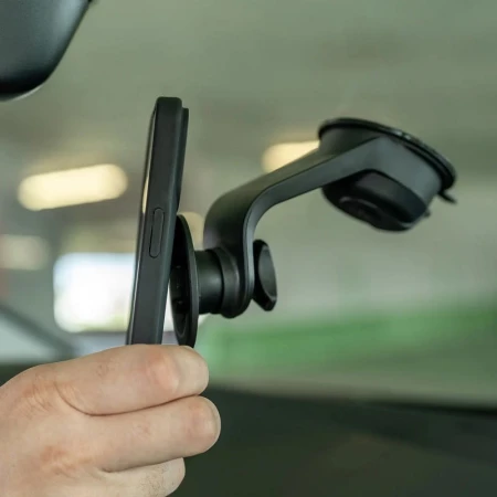 UCHWYT SAMOCHODOWY NA TELEFON NA SZYBĘ SP CONNECT SUCTION MOUNT SPC + MAG NA PRZYSAWKĘ BLACK