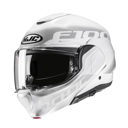 Przejdź do produktu KASK MOTOCYKLOWY HJC F100 HETAL WHITE