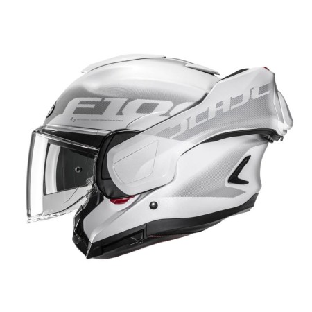 KASK MOTOCYKLOWY HJC F100 HETAL WHITE
