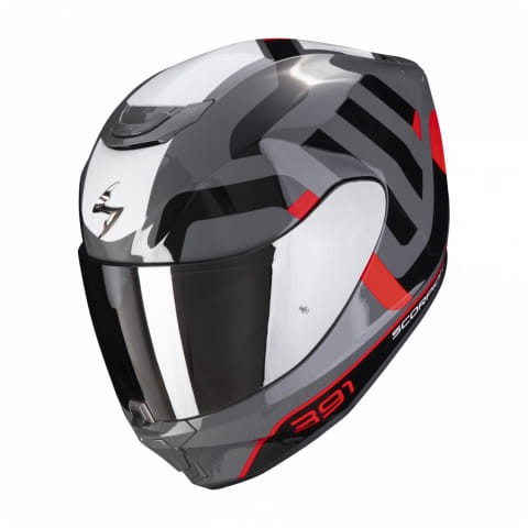 Przejdź do produktu SCORPION KASK EXO-391 AROK GREY-RD-BK 
