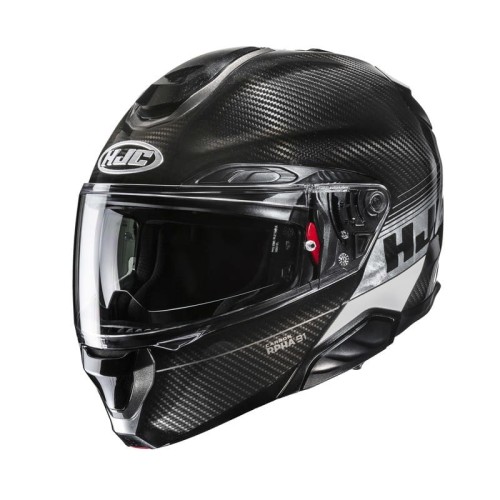 Przejdź do produktu KASK MOTOCYKLOWY HJC RPHA91 CARBON ELIG WHITE