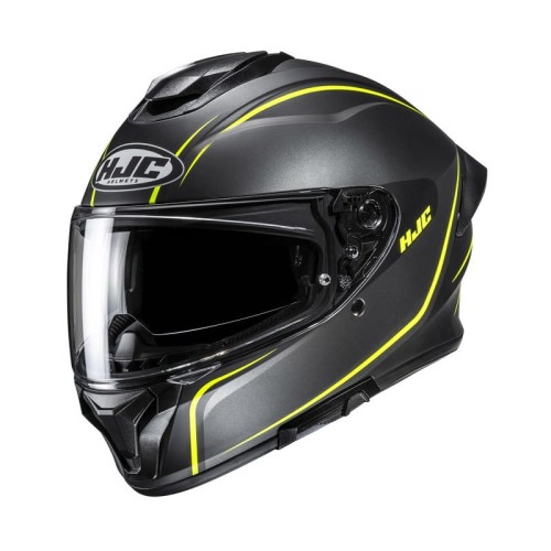 Przejdź do produktu KASK MOTOCYKLOWY HJC C71 QUEZ BLACK YELLOW