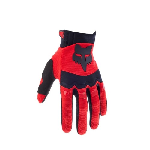 Przejdź do produktu RĘKAWICE MOTOCYKLOWO-ROWEROWE FOX DIRTPAW FLUO RED