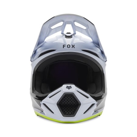 KASK MOTOCYKLOWY FOX V3 TINE WHITE