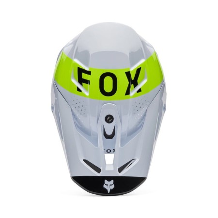 KASK MOTOCYKLOWY FOX V3 TINE WHITE