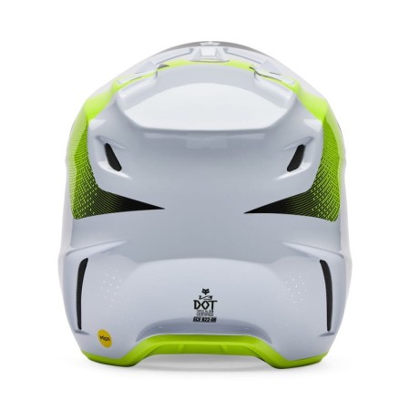 KASK MOTOCYKLOWY FOX V3 TINE WHITE