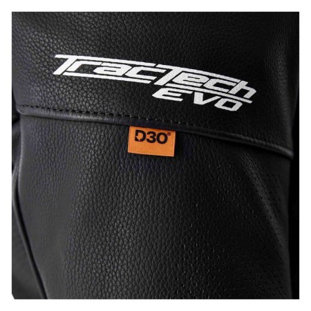 KURTKA MOTOCYKLOWA SKÓRZANA RST TRACTECH EVO D3O BLACK WHITE
