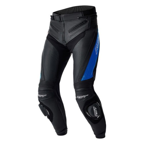 Przejdź do produktu SPODNIE MOTOCYKLOWE SKÓRZANE RST TRACTECH EVO D3O BLACK BLUE