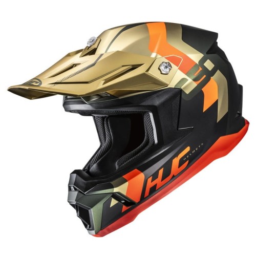 Przejdź do produktu KASK MOTOCYKLOWY HJC C50 PRIMAL GOLD BLACK