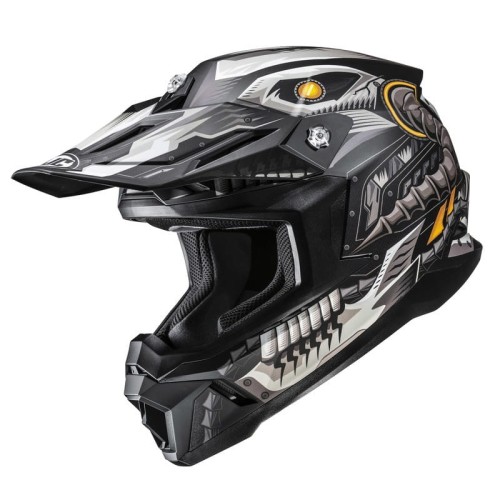 Przejdź do produktu KASK MOTOCYKLOWY HJC C50 MECHA BEAST BLACK GREY