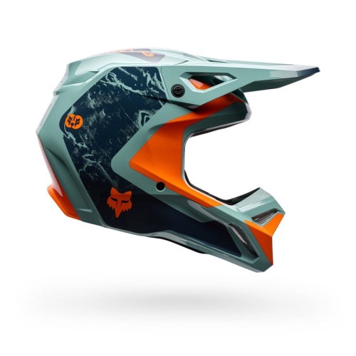 Przejdź do produktu KASK MOTOCYKLOWY FOX V1 IMAGE PRINT ARCTIC BLUE