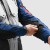 KURTKA MOTOCYKLOWA TEKSTYLNA REBELHORN HIKER 4 LIGHT GREY BLUE RED