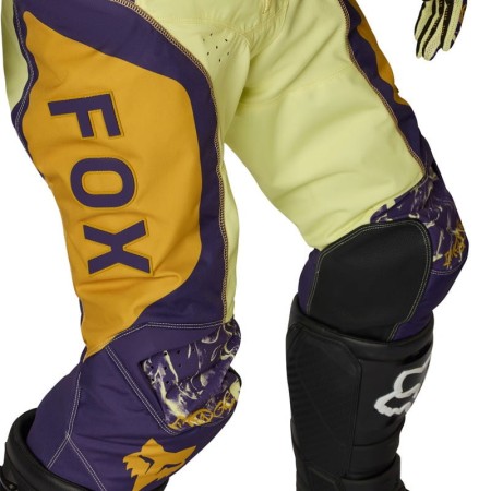 SPODNIE MOTOCYKLOWE FOX 180 IMAGE PRINT PEAR YELLOW
