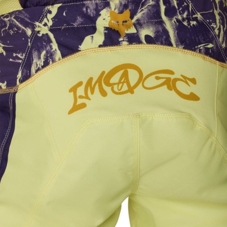 SPODNIE MOTOCYKLOWE FOX 180 IMAGE PRINT PEAR YELLOW