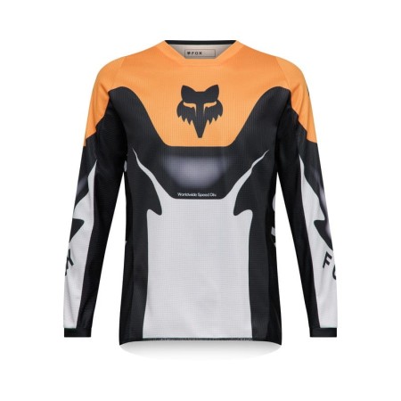BLUZA MOTOCYKLOWA JUNIOR FOX 180 NOBLE BLACK WHITE