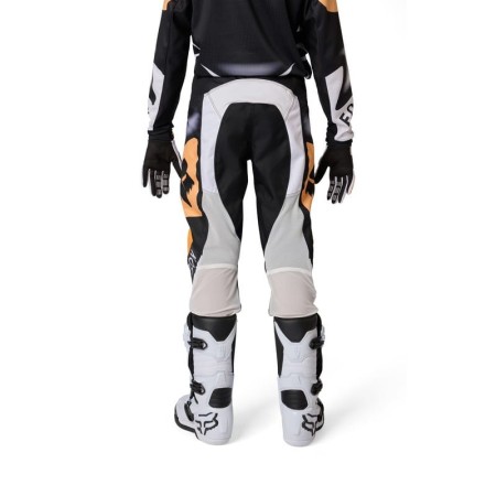 SPODNIE MOTOCYKLOWE JUNIOR FOX 180 NOBLE BLACK WHITE 28