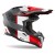 KASK MOTOCYKLOWY AIROH AVIATOR 3 MONARCH GREY RED MATT