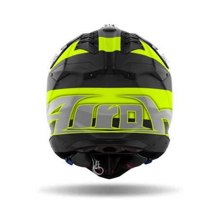 KASK MOTOCYKLOWY AIROH AVIATOR 3 MONARCH YELLOW MATT