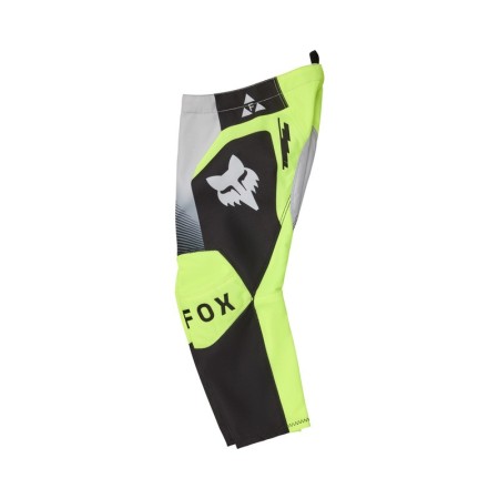 SPODNIE MOTOCYKLOWE JUNIOR FOX 180 COLLECT GREY YELLOW K5