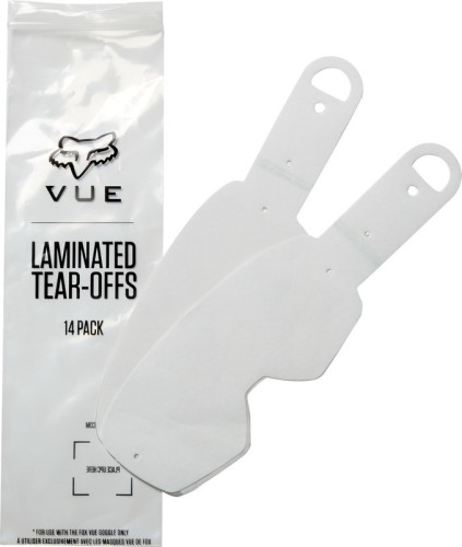 Przejdź do produktu ZRYWKI DO GOGLI FOX VUE TEAR OFFS (14 SZT.), LAMINOWANE
