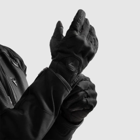 RĘKAWICE MOTOCYKLOWE REBELHORN CORE BLACK